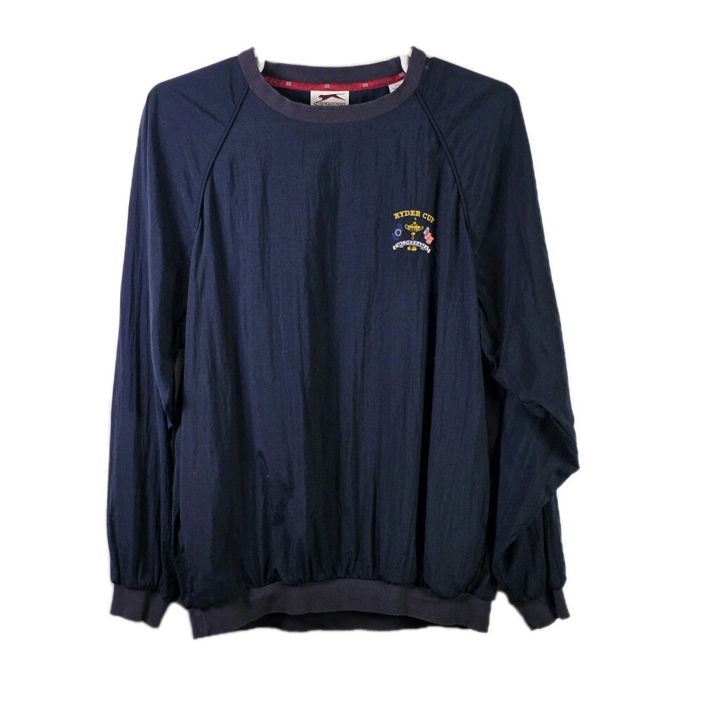 Slazenger Men's Large Blue Ryders Cup Golf Pullover